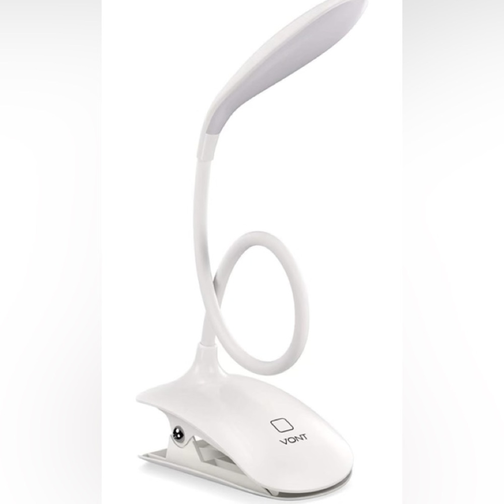 White LED Rechargeable Reading Light for Tablets